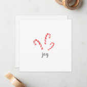 水彩キャンディークレーンのメモカード ノートカード (正面/裏面インサイチュ)