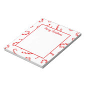 水彩キャンディーケーン模様 ノートパッド (回転)