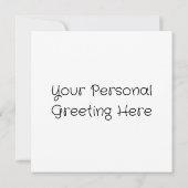 水彩キャンドルデザイン カード (裏面)