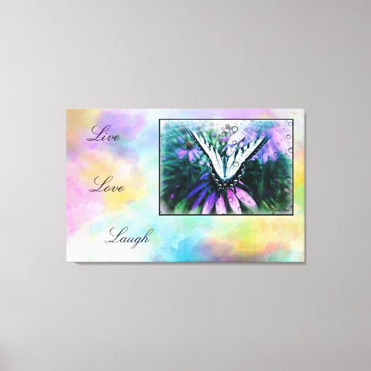 水彩キャンバスのラップ キャンバスプリント (正面)