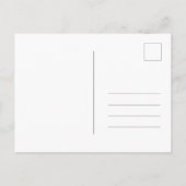 水彩キャンピングポストカード ポストカード (裏面)