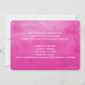 水彩キリスト教バイブルカスタム写真卒業 案内状 (裏面)