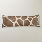 水彩キリンアニマルプリント模様 ボディピロー (裏面)