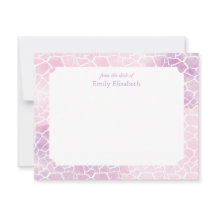 水彩キリン模様個人用文房具