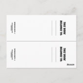 水彩キリン2本マーク ポストカード (裏面)