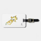 水彩キリン ラゲッジタグ (正面横)