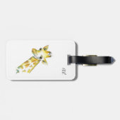 水彩キリン ラゲッジタグ (裏面横)