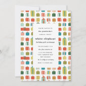 水彩ギフトクリスマスパーティの招待状 招待状 (正面)