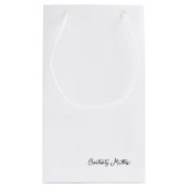 水彩ギフトバッグ スモールペーパーバッグ (裏面)