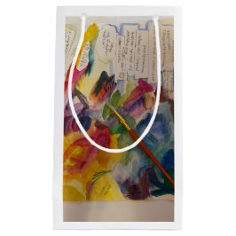 水彩ギフトバッグ スモールペーパーバッグ