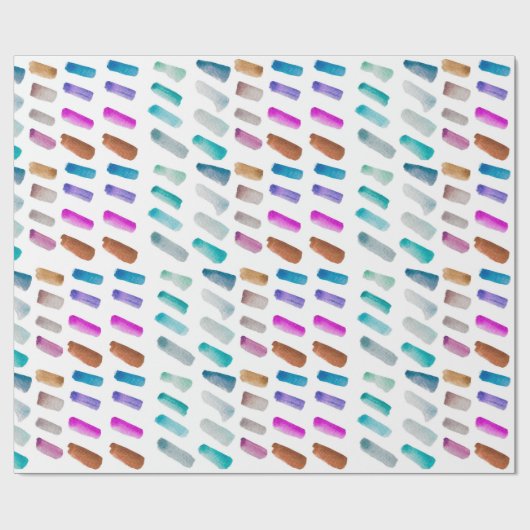 水彩ギフト包装紙 ラッピングペーパー (フラット)