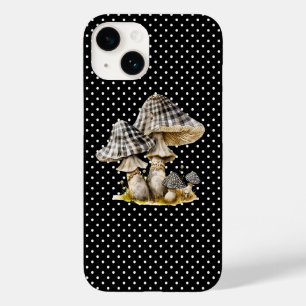 水彩ギンガムマッシュルームガーデン Case-Mate iPhone 14ケース