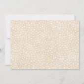 水彩クマ&バルーンかわいい赤ちゃんシャワー 招待状 (裏面)