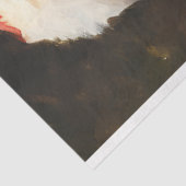 水彩クラシックサンタクロース微笑み赤帽子 薄葉紙 (詳細)