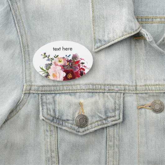 水彩クラシックフローラ名タグ 名札 (インサイチュ)