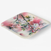 水彩クラボルハート木 ペーパープレート (傾斜あり)