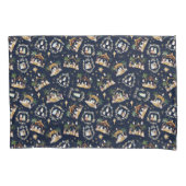 水彩クリスチャンクリスマス出生 枕カバー (正面)