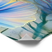 水彩クリスチャンワイルドフラワーズウォールアートプリント ポスター (角)