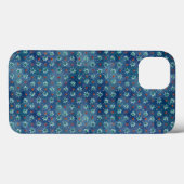 水彩クリスマスの雪片パターン Case-Mate iPhoneケース (裏面 (横))