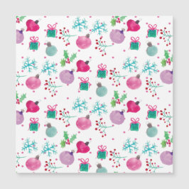 水彩クリスマスをテーマにしたハンドパター絵を描ン