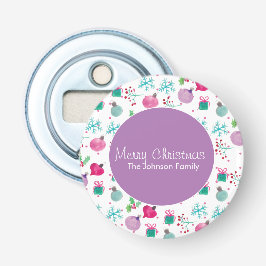 水彩クリスマスをテーマにしたハンドパター絵を描ン 栓抜き