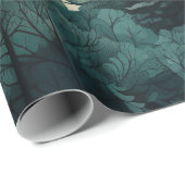 水彩クリスマスウィンターフォレスト ラッピングペーパー (ロールコーナー)