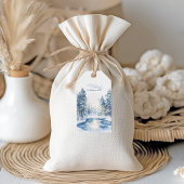 水彩クリスマスウィンターワンダーランド ギフトタグ