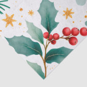 水彩クリスマスウェディングラッピングペーパー 薄葉紙 (詳細)