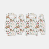 水彩クリスマスウッドランド動物，ピネコン フェイバーボックス (折り畳みなし)