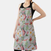 水彩クリスマスエレメント エプロン (インサイチュ)