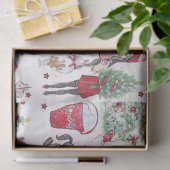 水彩クリスマスエレメント 薄葉紙 (ギフト)