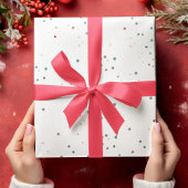 水彩クリスマスオーナメントカスタム ラッピングペーパーシート