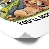 水彩クリスマスカメ ポスター (角)