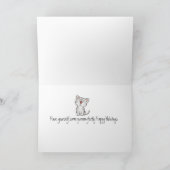 水彩クリスマスキタン カード (内部)