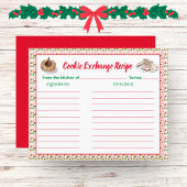 水彩クリスマスクッキー交換レシピ