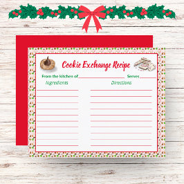 水彩クリスマスクッキー交換レシピ