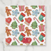 水彩クリスマスクッキー フェイバータグ (裏面)