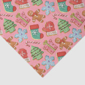 水彩クリスマスクッキー 薄葉紙 (詳細)