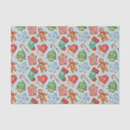 水彩クリスマスクッキー 薄葉紙