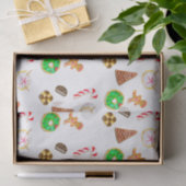 水彩クリスマスクッキー 薄葉紙 (ギフト)