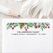 水彩クリスマスグリーン ラベル (インサイチュ)