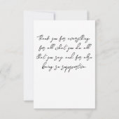 水彩クリスマスサンキューカードリース サンキューカード (裏面)