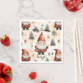 水彩クリスマスサンタクロース2 - スタンダードカクテルナプキン (インサイチュ)