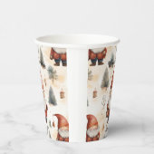 水彩クリスマスサンタクロース2 - 紙コップ (右)