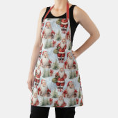 水彩クリスマスサンタクロース3 - エプロン (インサイチュ)