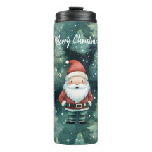 水彩クリスマスサンタクロース –