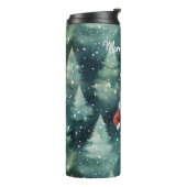 水彩クリスマスサンタクロース –  タンブラー (回転左)