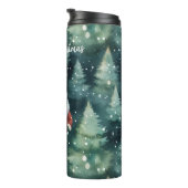 水彩クリスマスサンタクロース –  タンブラー (回転右)