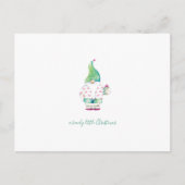 水彩クリスマスサンタハガキ シーズンポストカード (正面)