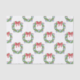 水彩クリスマスシノワズリーオーナメントリース 薄葉紙